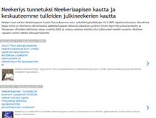 Tablet Screenshot of neekeriaapinen.blogspot.com