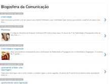 Tablet Screenshot of blogosferadacomunicacao.blogspot.com