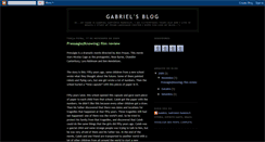 Desktop Screenshot of gabrielspblog.blogspot.com