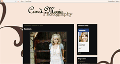 Desktop Screenshot of candimariephotography.blogspot.com