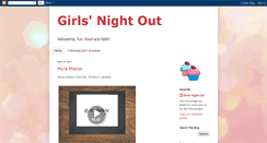 Desktop Screenshot of girlsnightout11.blogspot.com