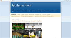 Desktop Screenshot of la-guitarra-facil.blogspot.com