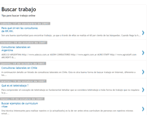 Tablet Screenshot of buscaruntrabajo.blogspot.com