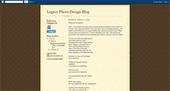 Desktop Screenshot of legacyphotodesignblog.blogspot.com