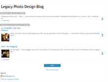 Tablet Screenshot of legacyphotodesignblog.blogspot.com