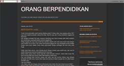 Desktop Screenshot of orangberpendidikan.blogspot.com