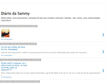 Tablet Screenshot of diariodasammy.blogspot.com