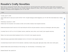 Tablet Screenshot of craftyrosalie.blogspot.com