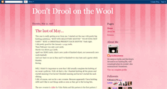 Desktop Screenshot of dontdroolonthewool.blogspot.com