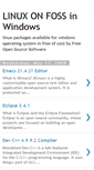 Mobile Screenshot of linuxonfoss.blogspot.com