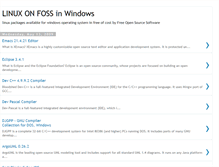 Tablet Screenshot of linuxonfoss.blogspot.com