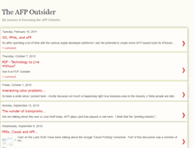 Tablet Screenshot of afpoutsider.blogspot.com