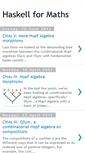 Mobile Screenshot of haskellformaths.blogspot.com