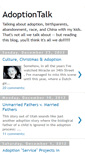 Mobile Screenshot of chinaadoptiontalk.blogspot.com