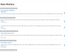 Tablet Screenshot of kata-mutiara.blogspot.com