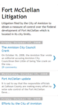 Mobile Screenshot of fortmcclellanlitigation.blogspot.com