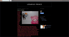 Desktop Screenshot of ledariusprince.blogspot.com