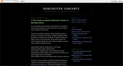 Desktop Screenshot of dorchesterconcerts.blogspot.com