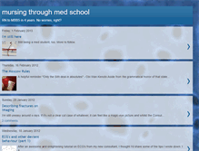Tablet Screenshot of medschoolmurse.blogspot.com