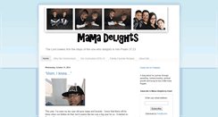 Desktop Screenshot of mamadelights.blogspot.com