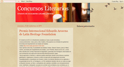 Desktop Screenshot of concursosliteratura.blogspot.com