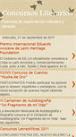 Mobile Screenshot of concursosliteratura.blogspot.com