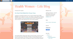 Desktop Screenshot of healthwomenlife.blogspot.com