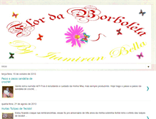 Tablet Screenshot of flordaborboleta.blogspot.com