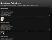 Tablet Screenshot of noticiasdegalvarino.blogspot.com