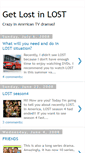 Mobile Screenshot of getlostinlost.blogspot.com