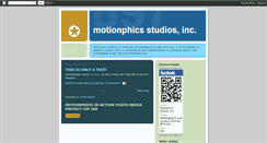 Desktop Screenshot of motionphics.blogspot.com