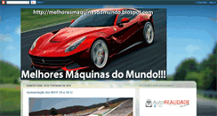 Desktop Screenshot of melhoresmaquinasdomundo.blogspot.com