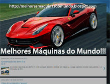 Tablet Screenshot of melhoresmaquinasdomundo.blogspot.com