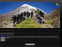 Tablet Screenshot of bolivia-sajama.blogspot.com