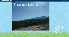 Desktop Screenshot of elespaciomgico-silvia.blogspot.com