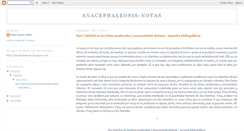Desktop Screenshot of anacephaleosis-notas.blogspot.com