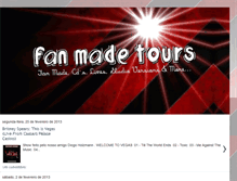 Tablet Screenshot of fanmadetours.blogspot.com