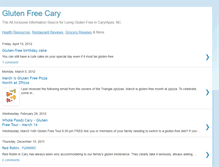 Tablet Screenshot of glutenfreecary.blogspot.com
