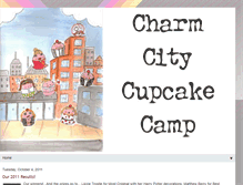 Tablet Screenshot of charmcitycupcakecamp.blogspot.com