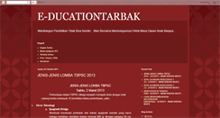 Desktop Screenshot of educationtarbak.blogspot.com