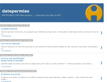 Tablet Screenshot of datepermiso.blogspot.com