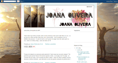 Desktop Screenshot of joanamariaoliveira.blogspot.com