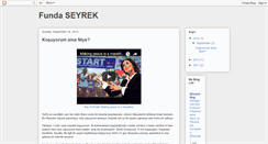 Desktop Screenshot of funda-seyrek.blogspot.com