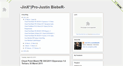 Desktop Screenshot of jinxprojustinbieber.blogspot.com