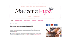 Desktop Screenshot of madamehype.blogspot.com