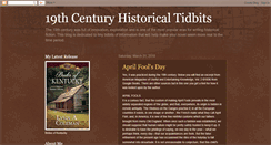 Desktop Screenshot of historicaltidbits.blogspot.com