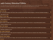 Tablet Screenshot of historicaltidbits.blogspot.com