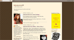 Desktop Screenshot of injaynesworld.blogspot.com