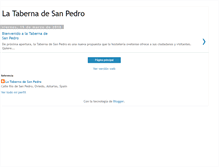 Tablet Screenshot of latabernadesanpedro.blogspot.com
