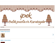 Tablet Screenshot of ipekbutikpasta.blogspot.com